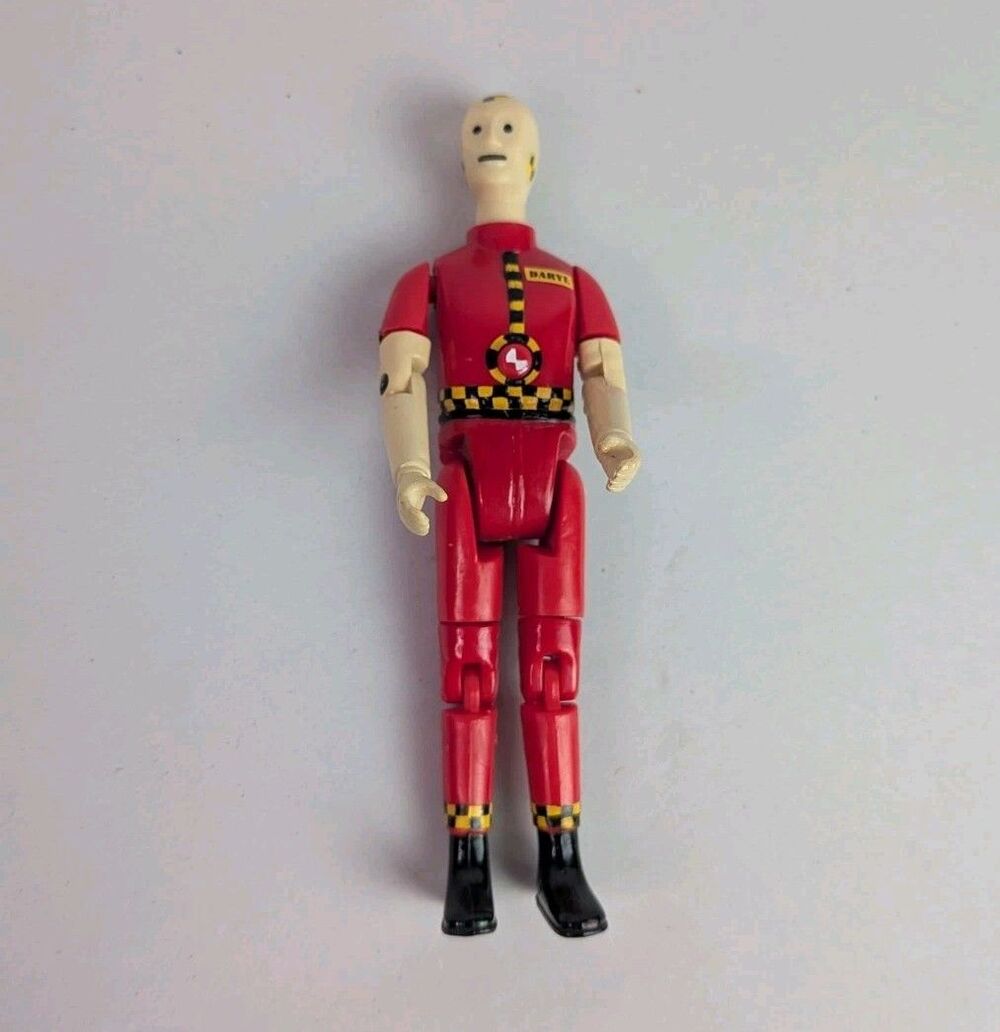 Crash Test Dummies' Action Figure Daryl Dummy Vintage Toy Popping Head Red 1991